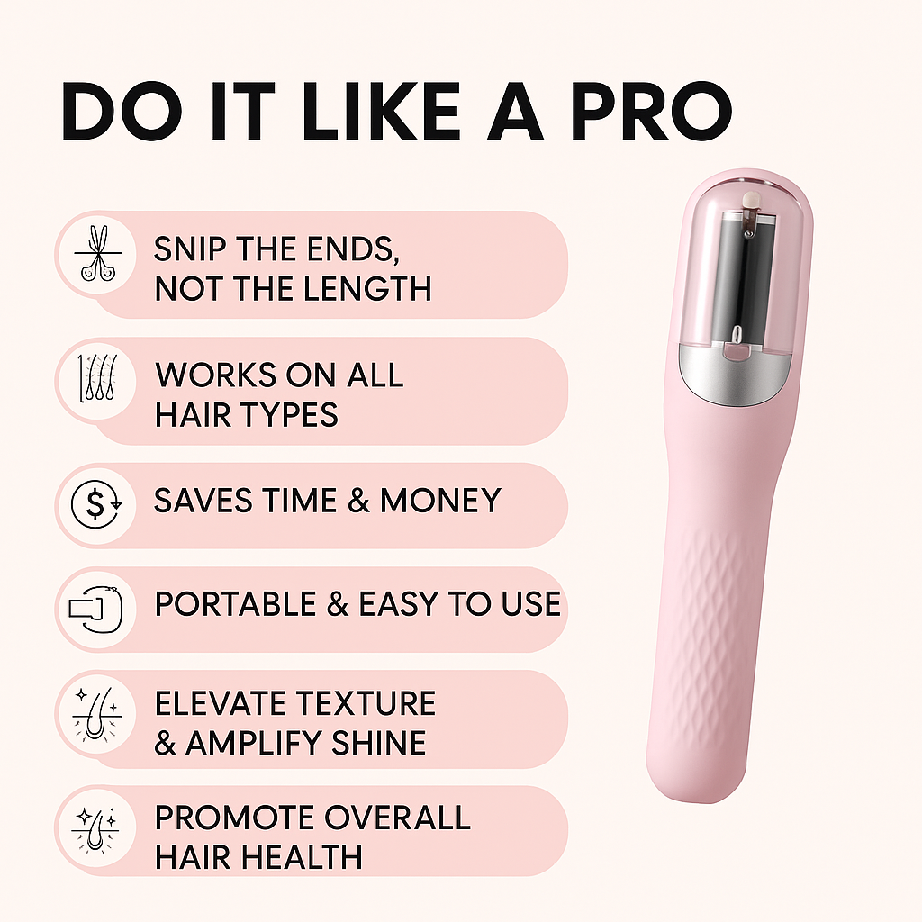 TrendlyVibes ™ Split End Hair Trimmer