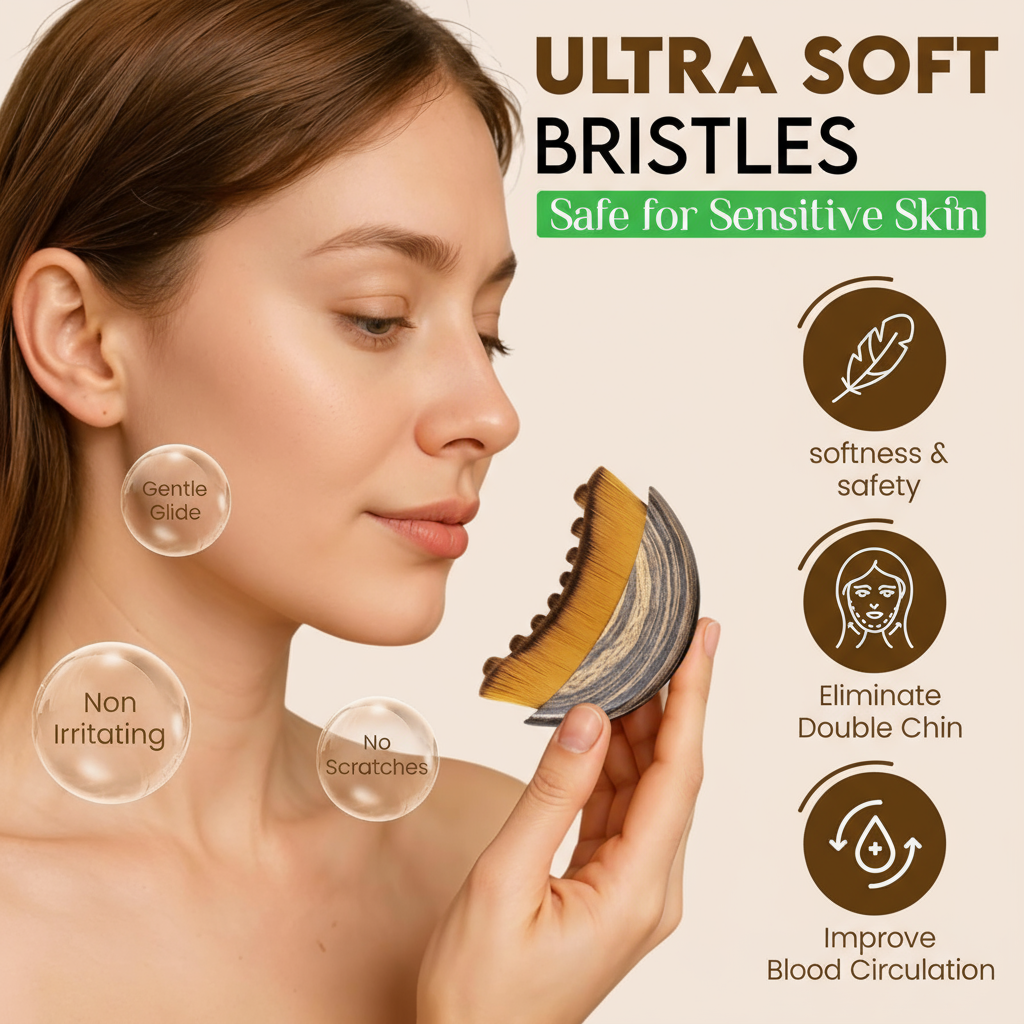 TrendlyVibes™ Lymphatic Face Brush