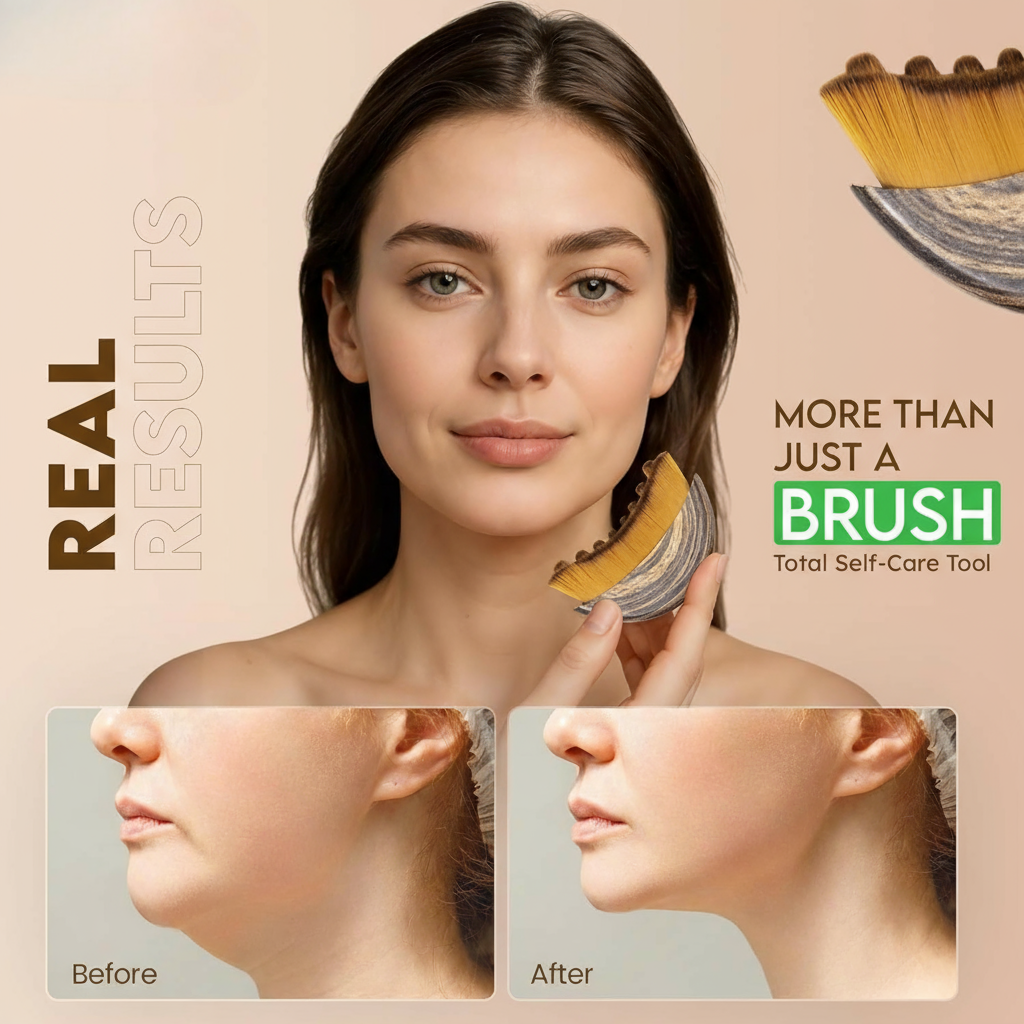 TrendlyVibes™ Lymphatic Face Brush